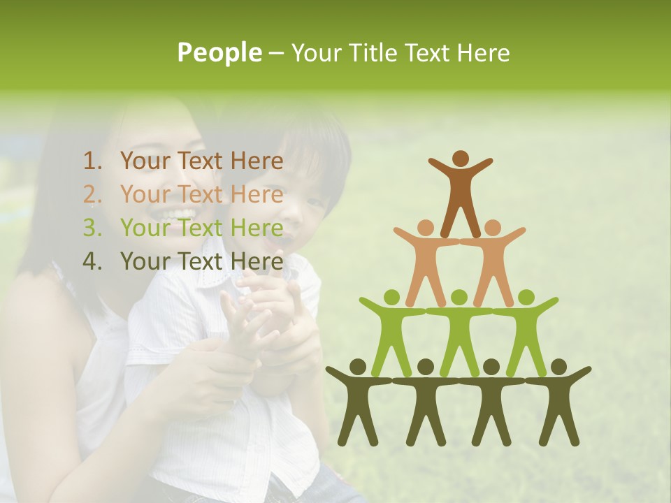 Embracing Unity Child PowerPoint Template