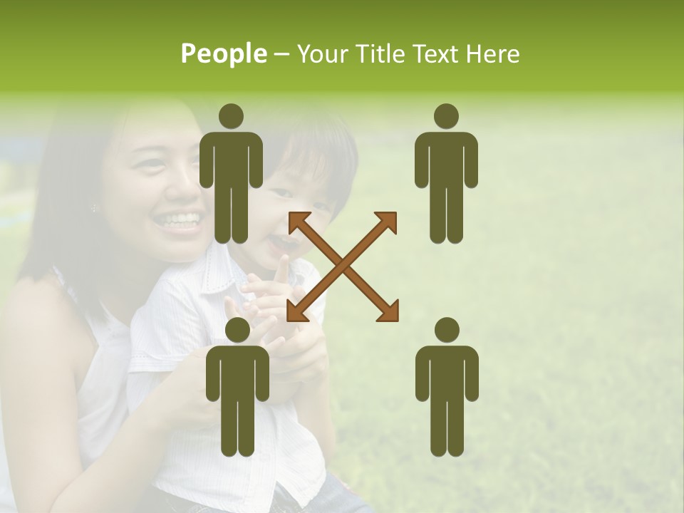 Embracing Unity Child PowerPoint Template