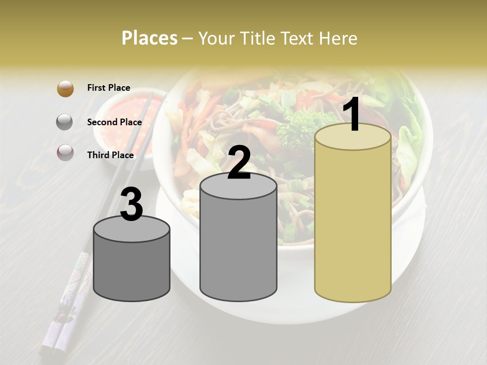 Diet Close Noodles PowerPoint Template