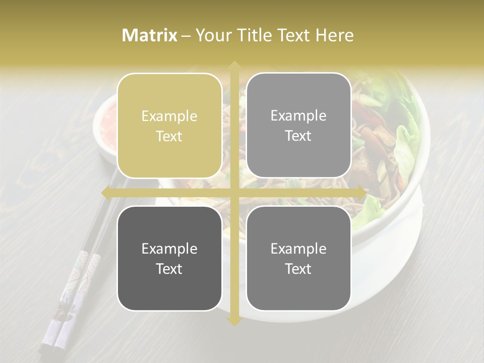 Diet Close Noodles PowerPoint Template