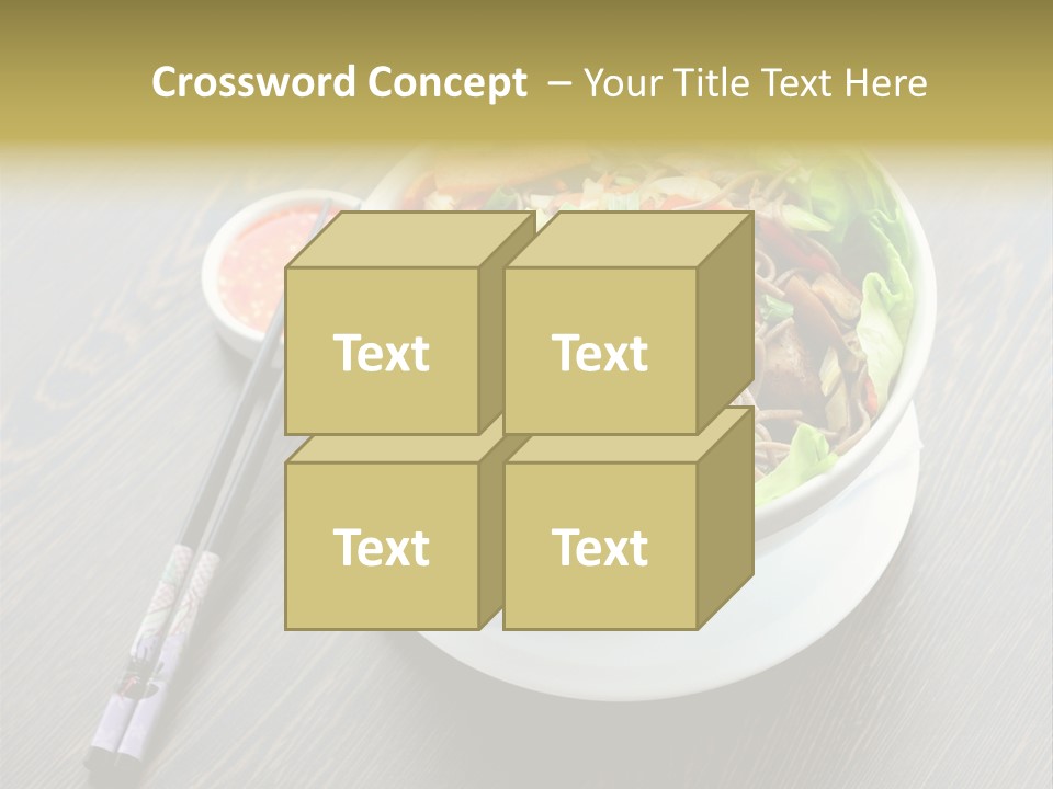 Diet Close Noodles PowerPoint Template