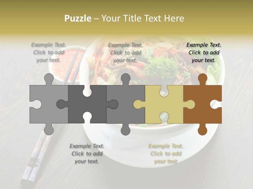 Diet Close Noodles PowerPoint Template