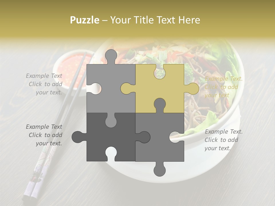 Diet Close Noodles PowerPoint Template