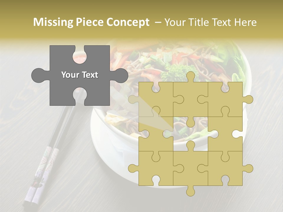 Diet Close Noodles PowerPoint Template