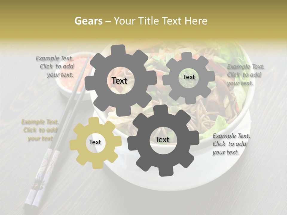 Diet Close Noodles PowerPoint Template