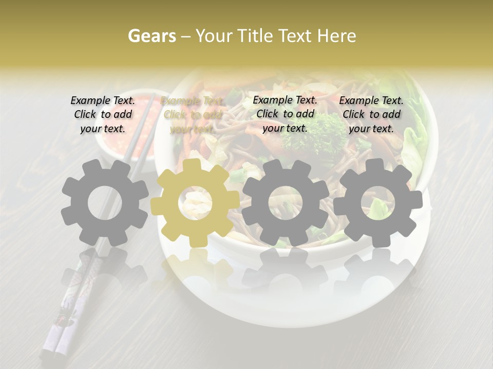 Diet Close Noodles PowerPoint Template