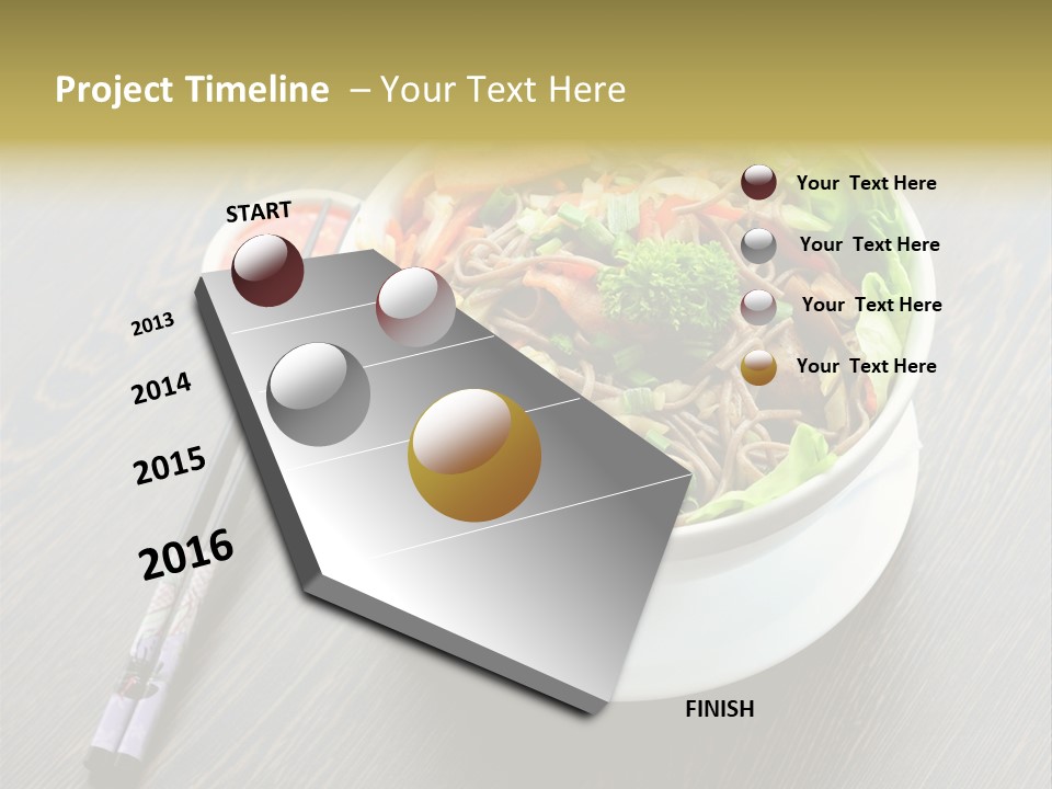 Diet Close Noodles PowerPoint Template