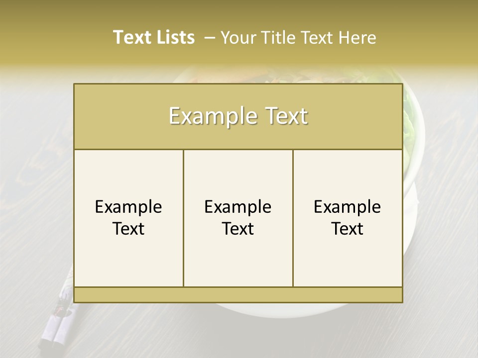 Diet Close Noodles PowerPoint Template