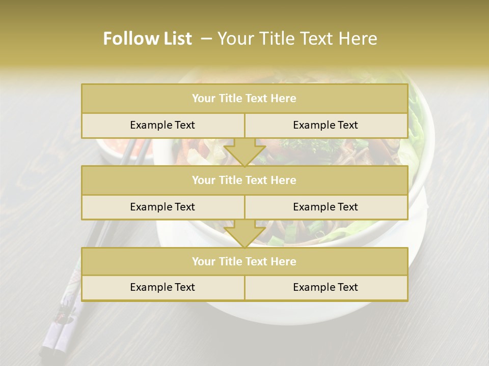 Diet Close Noodles PowerPoint Template