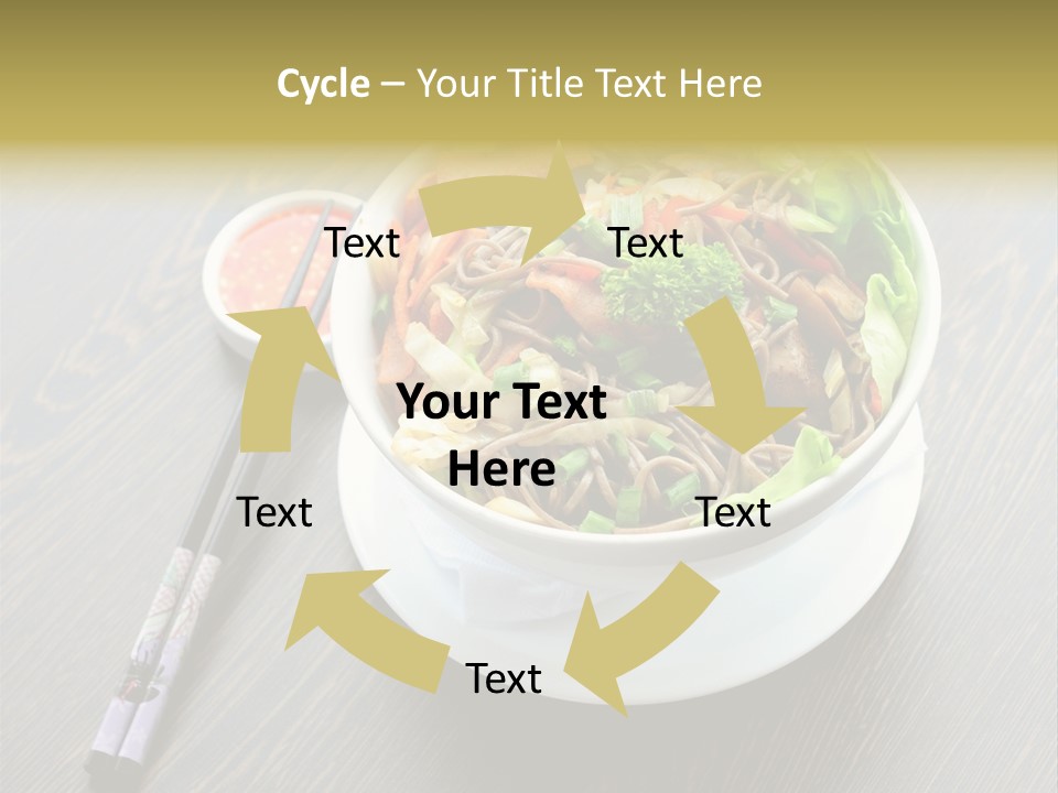Diet Close Noodles PowerPoint Template