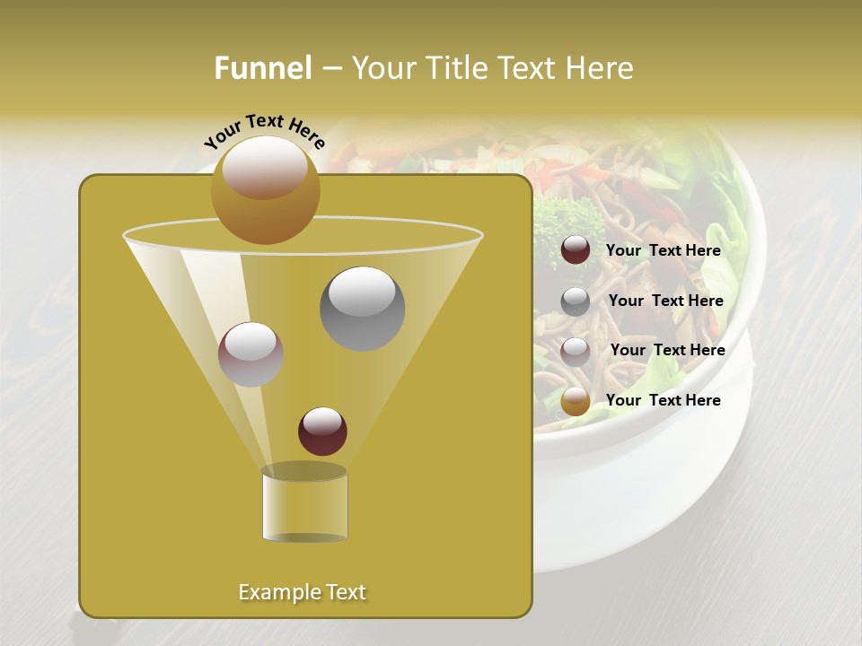 Diet Close Noodles PowerPoint Template