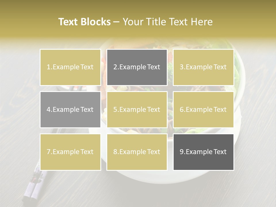 Diet Close Noodles PowerPoint Template