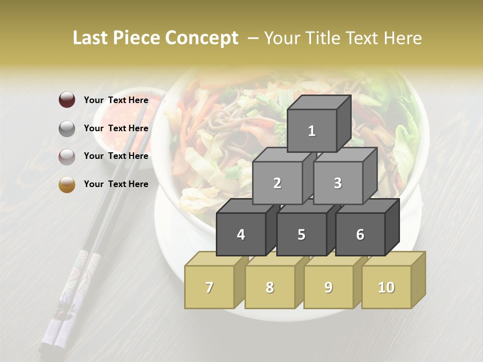 Diet Close Noodles PowerPoint Template
