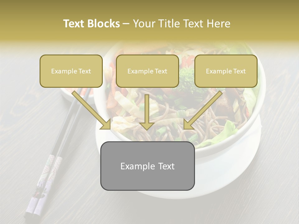 Diet Close Noodles PowerPoint Template