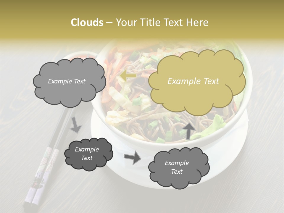 Diet Close Noodles PowerPoint Template