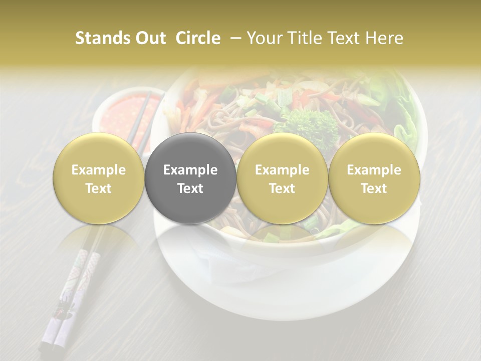 Diet Close Noodles PowerPoint Template