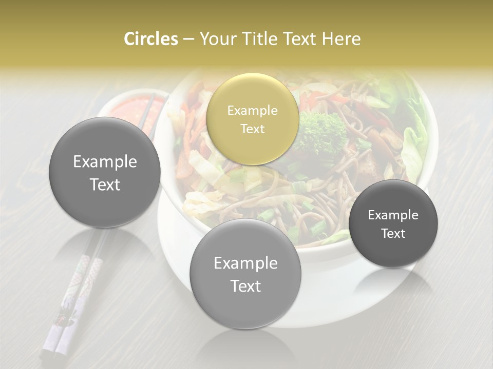 Diet Close Noodles PowerPoint Template