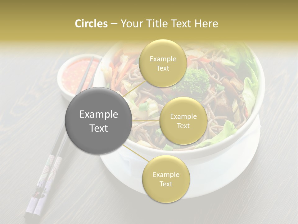 Diet Close Noodles PowerPoint Template