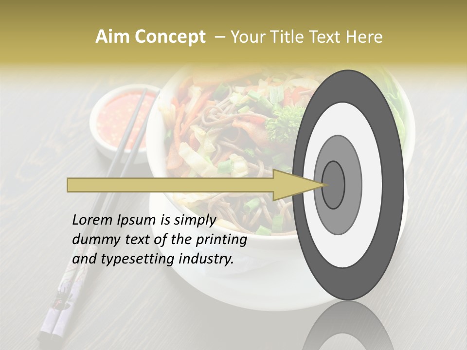 Diet Close Noodles PowerPoint Template
