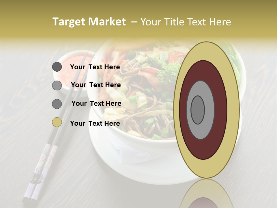 Diet Close Noodles PowerPoint Template