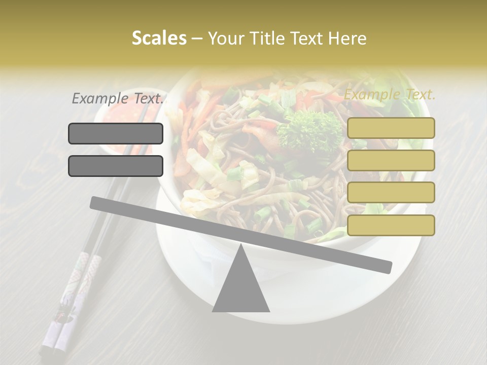 Diet Close Noodles PowerPoint Template