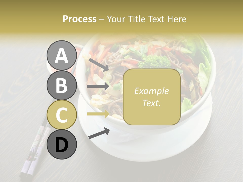 Diet Close Noodles PowerPoint Template