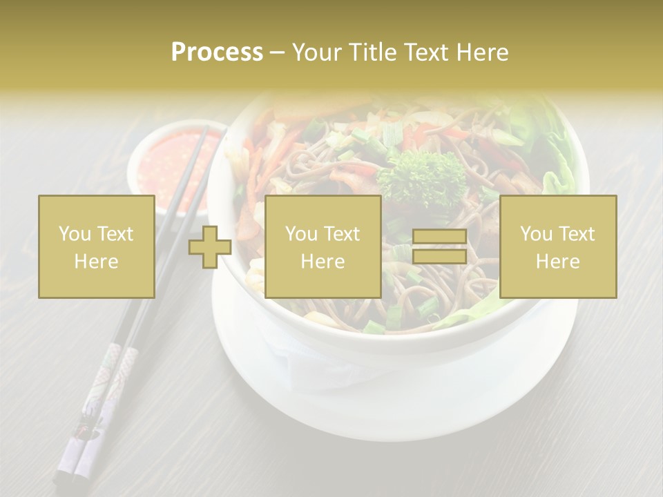 Diet Close Noodles PowerPoint Template
