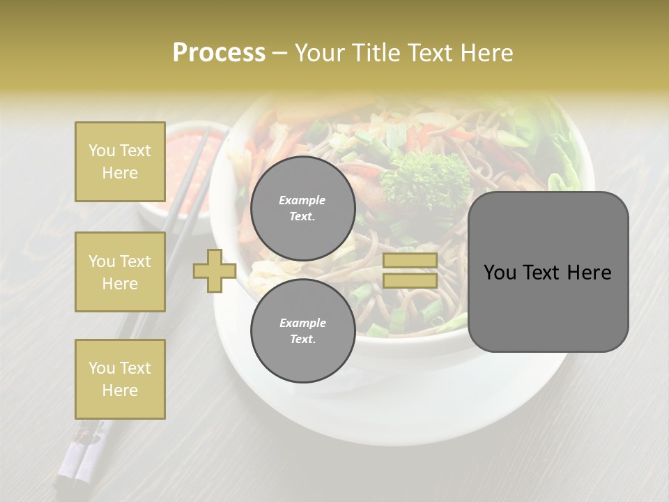 Diet Close Noodles PowerPoint Template