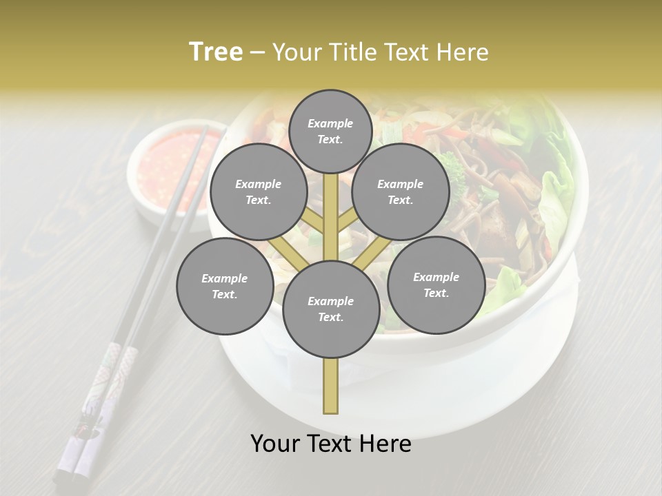 Diet Close Noodles PowerPoint Template