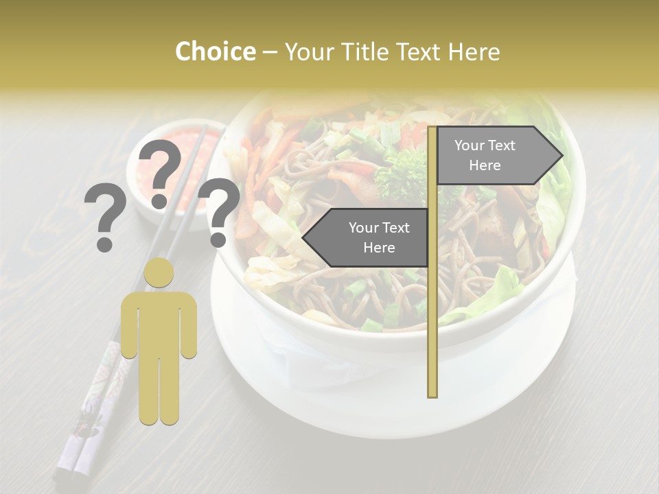 Diet Close Noodles PowerPoint Template