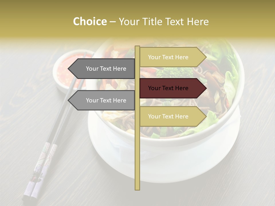 Diet Close Noodles PowerPoint Template