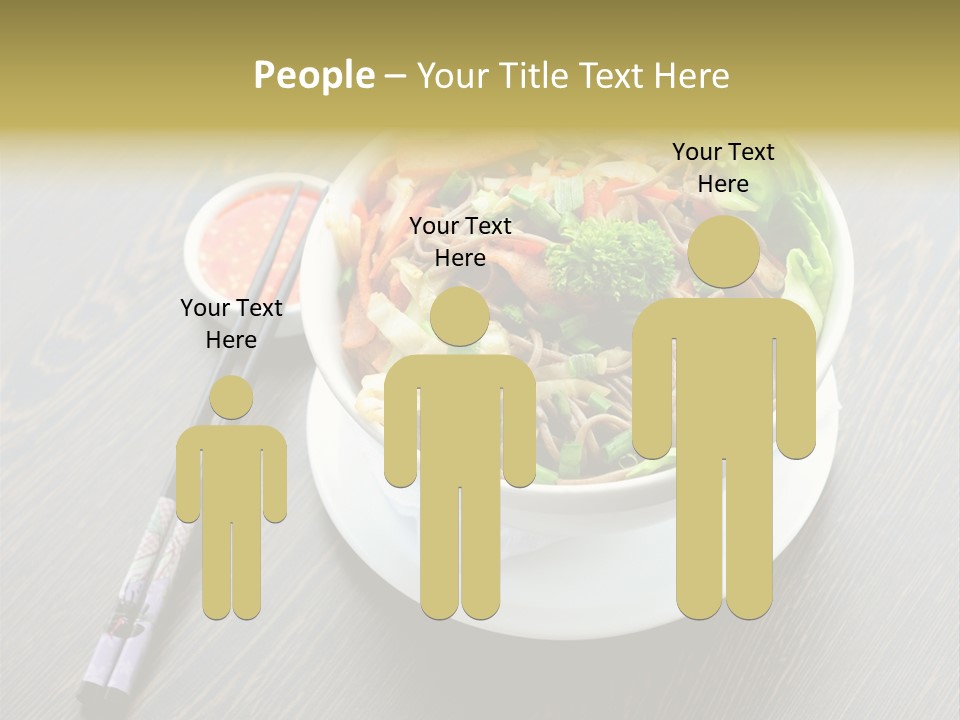 Diet Close Noodles PowerPoint Template