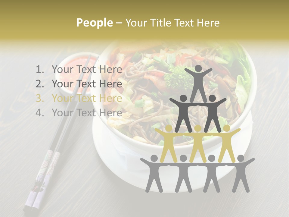 Diet Close Noodles PowerPoint Template