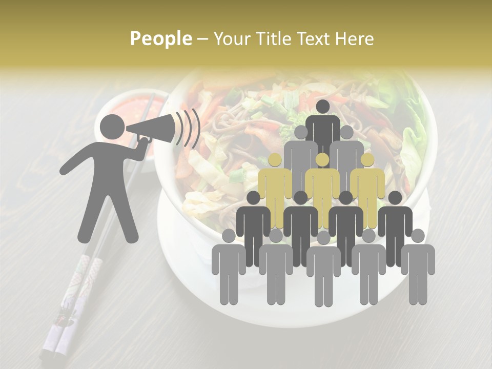 Diet Close Noodles PowerPoint Template