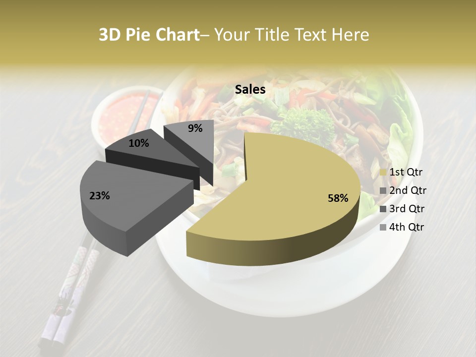 Diet Close Noodles PowerPoint Template