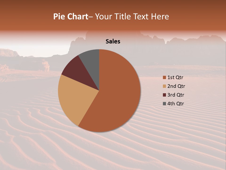 Sand Travel Canyon PowerPoint Template