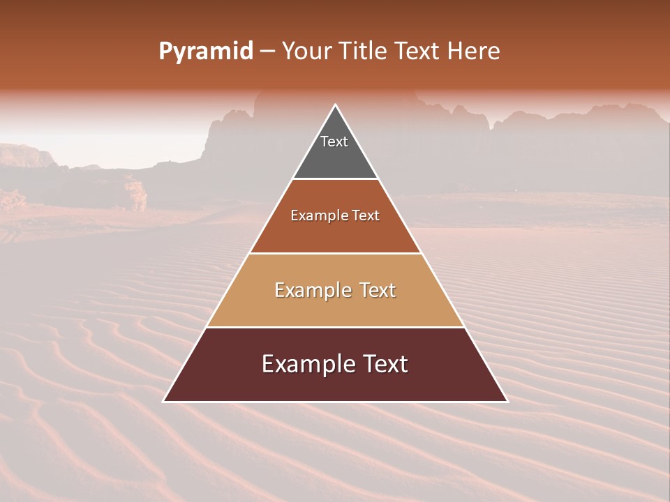 Sand Travel Canyon PowerPoint Template