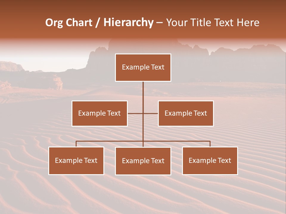 Sand Travel Canyon PowerPoint Template