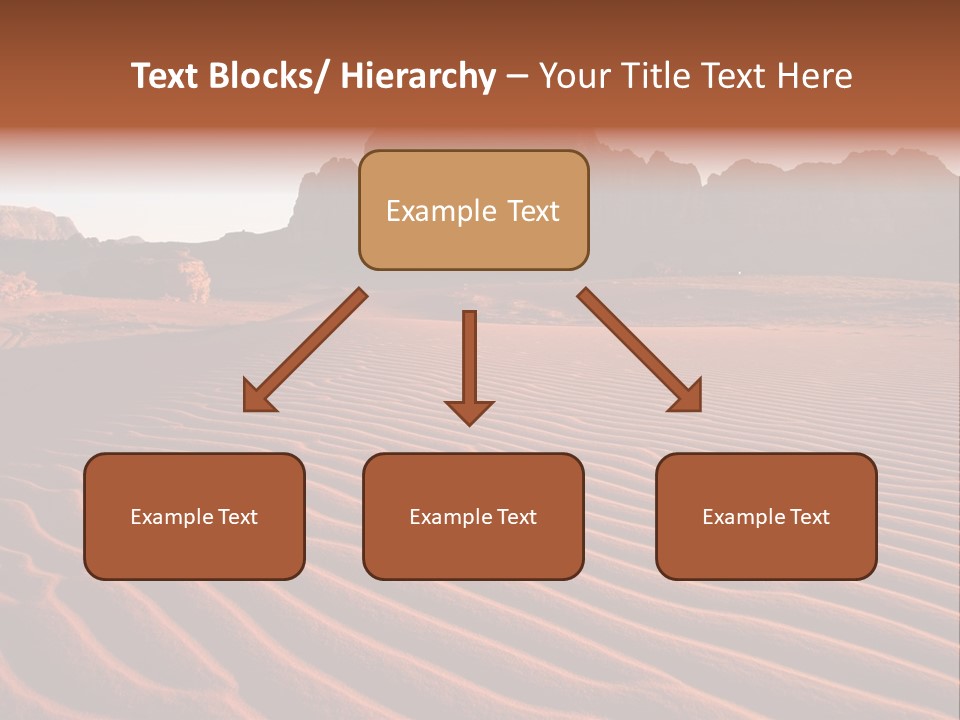 Sand Travel Canyon PowerPoint Template