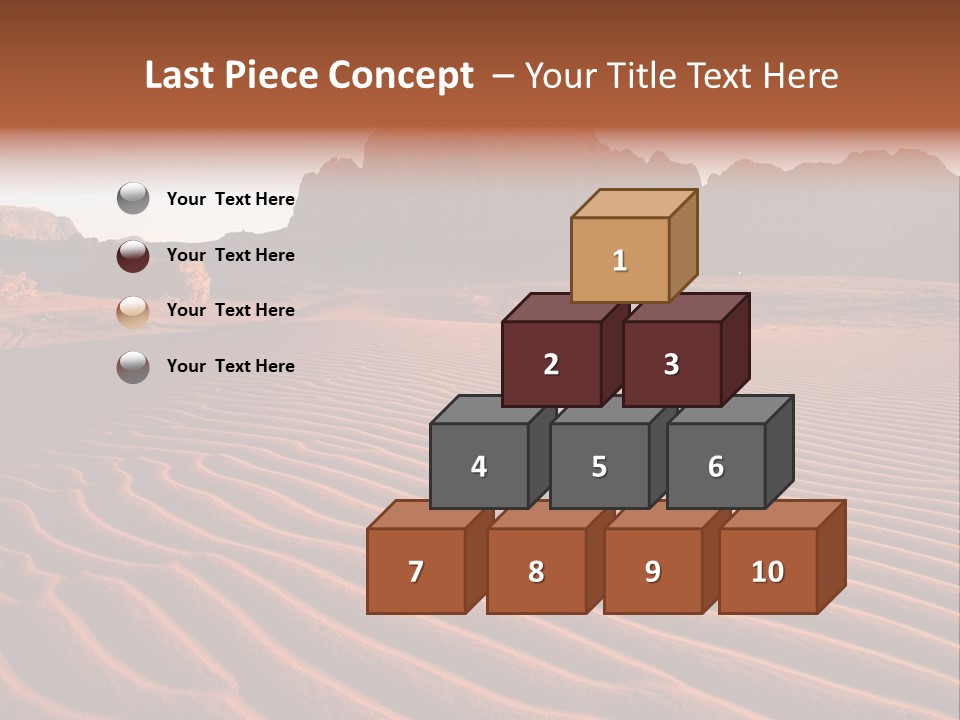 Sand Travel Canyon PowerPoint Template