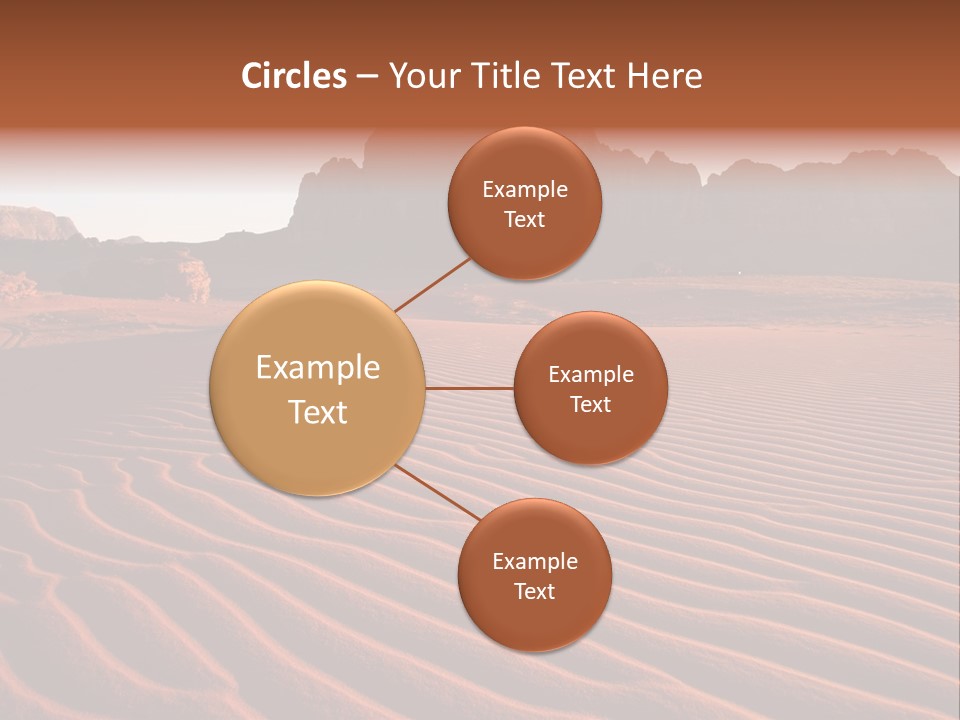 Sand Travel Canyon PowerPoint Template