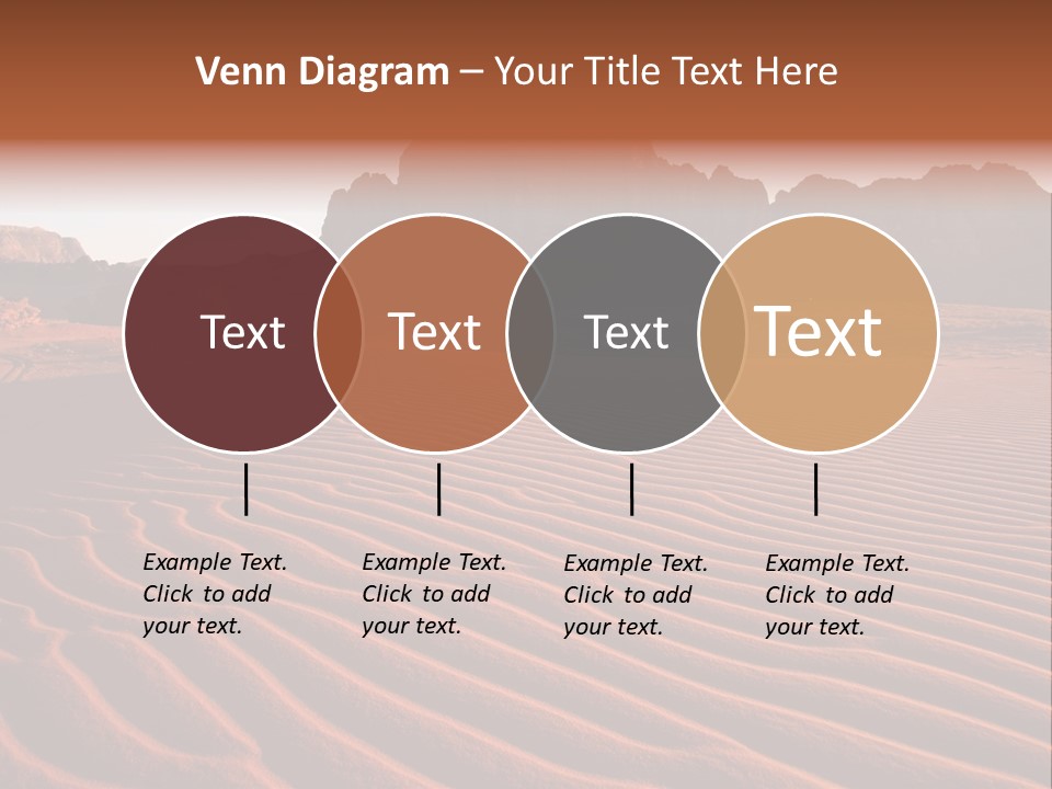 Sand Travel Canyon PowerPoint Template