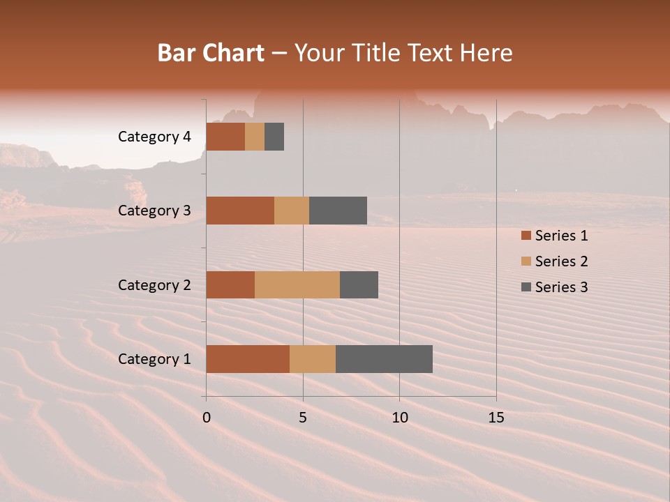 Sand Travel Canyon PowerPoint Template