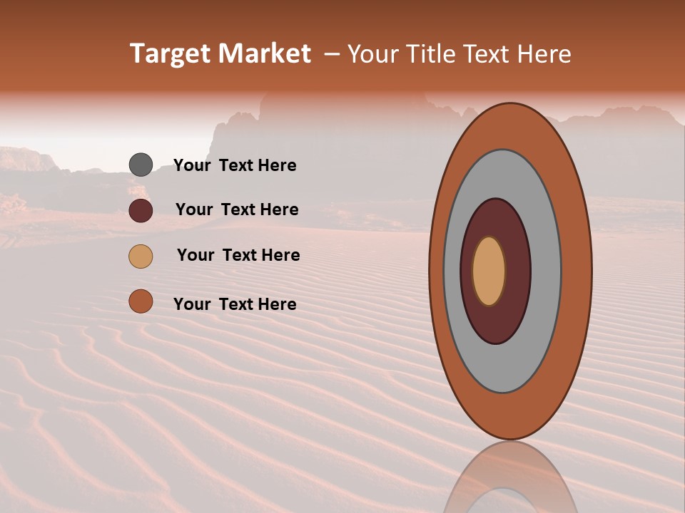 Sand Travel Canyon PowerPoint Template