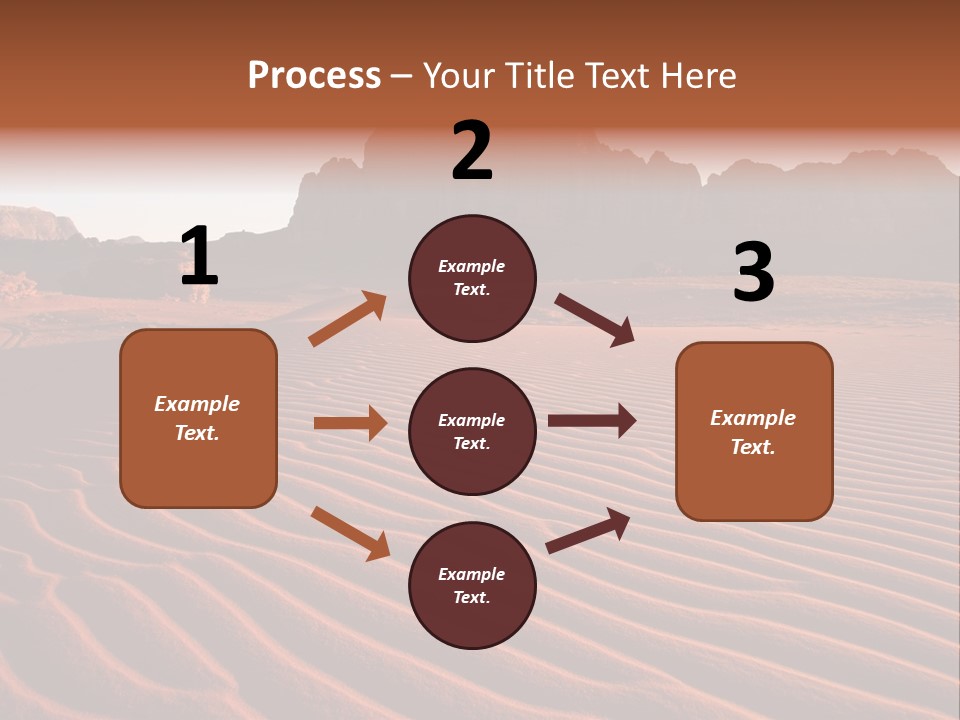 Sand Travel Canyon PowerPoint Template
