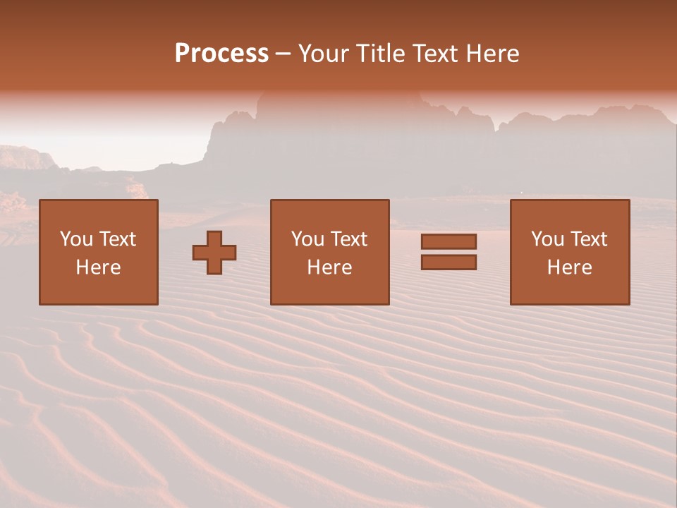 Sand Travel Canyon PowerPoint Template