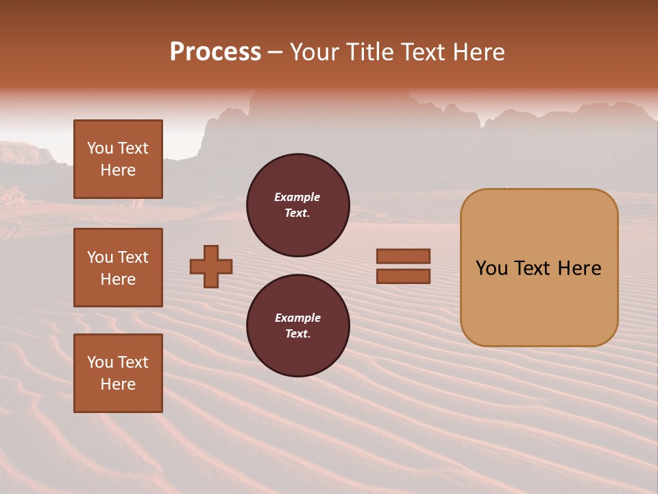 Sand Travel Canyon PowerPoint Template