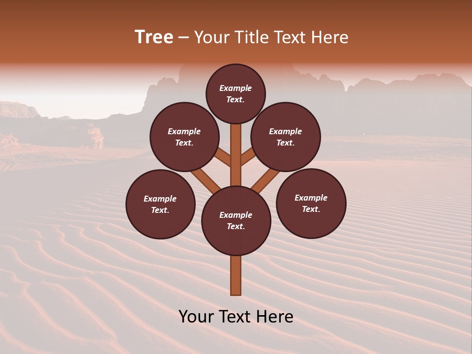 Sand Travel Canyon PowerPoint Template