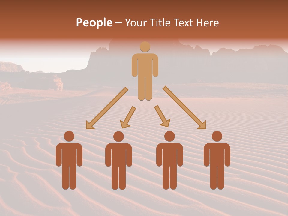 Sand Travel Canyon PowerPoint Template