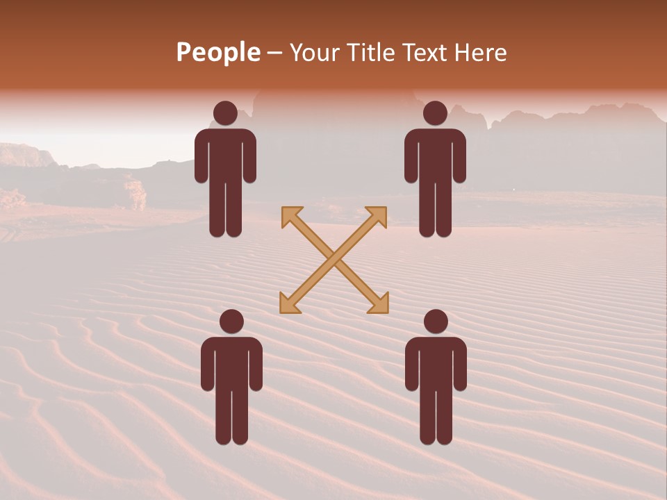 Sand Travel Canyon PowerPoint Template